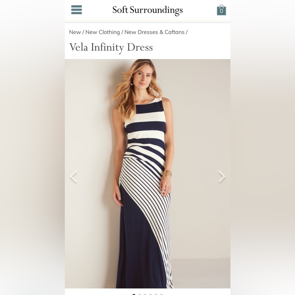 Soft Surroundings Vela Infinity dress Large 10/12 New,no tag
